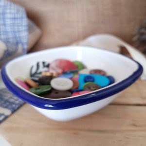 Vierkant Erde Opdienbakkies 10cm