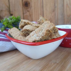 Vierkant Erde Opdienbakkies 17cm