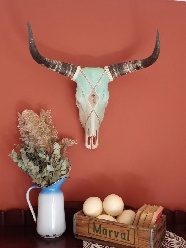 Dekoratiewe Nguni Skedel 3 - Image 3
