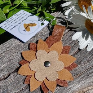 Sleutelhouers - Egte Leer Blomme