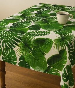 Tafeldoek - Groen Blare 145cm x 280cm